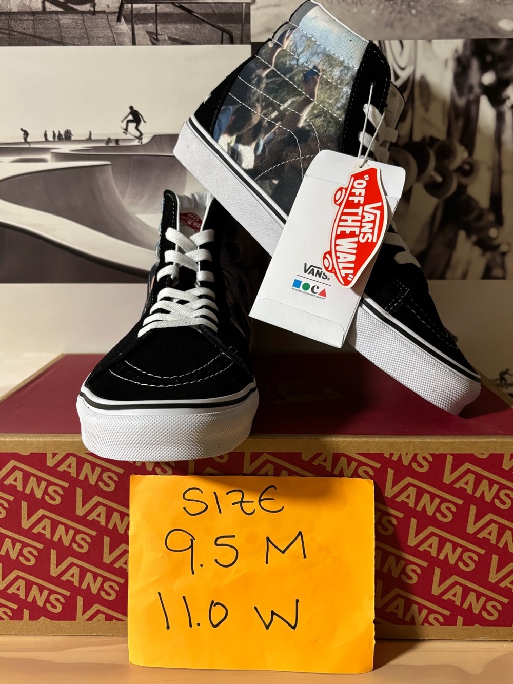 Vans Sk8-Hi MOCA sz 9.5 Men’s 11.0 Woman